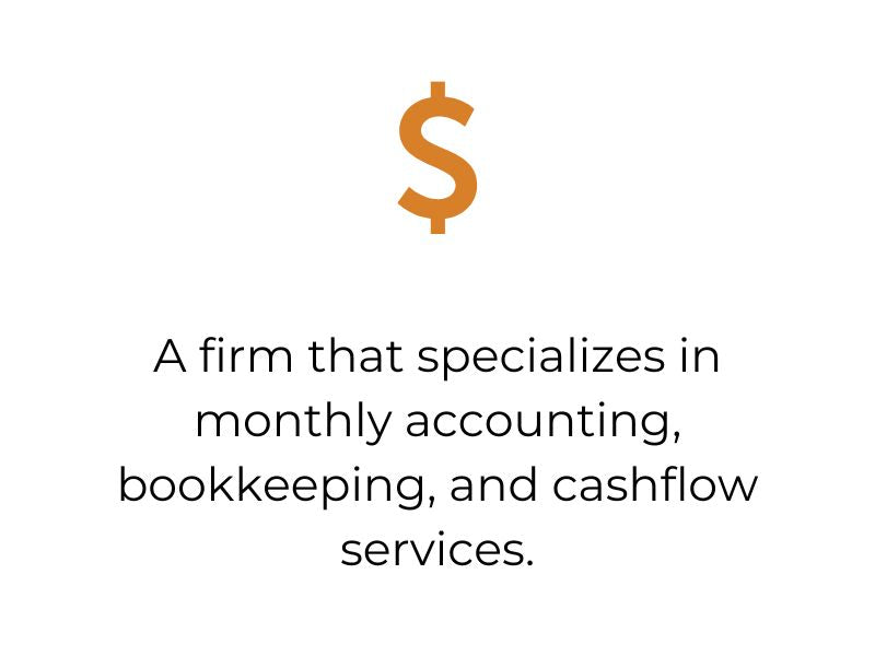 Infographic showing collaboration between CPAs, EAs, and bookkeeping partners to provide complete financial services for clients